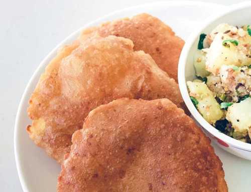 Rajgira Ki Puri And Aloo Sabzi